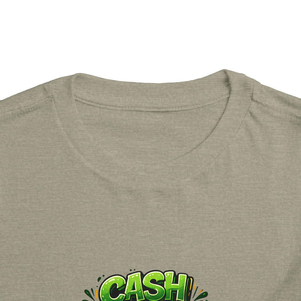 Toddler Tee - "Cash Rules Everything Around Me" Graphic Shirt | Funny Kid Money Design