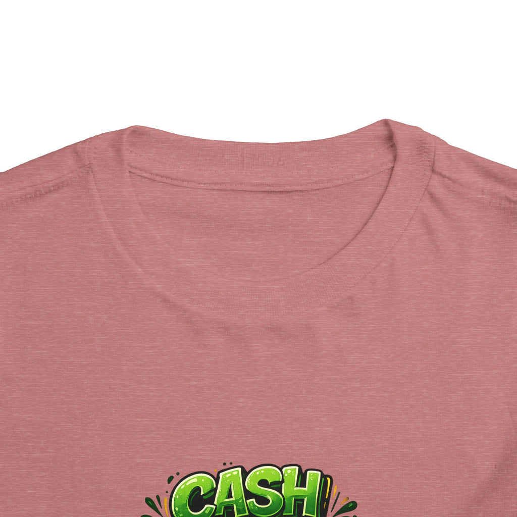 Toddler Tee - "Cash Rules Everything Around Me" Graphic Shirt | Funny Kid Money Design