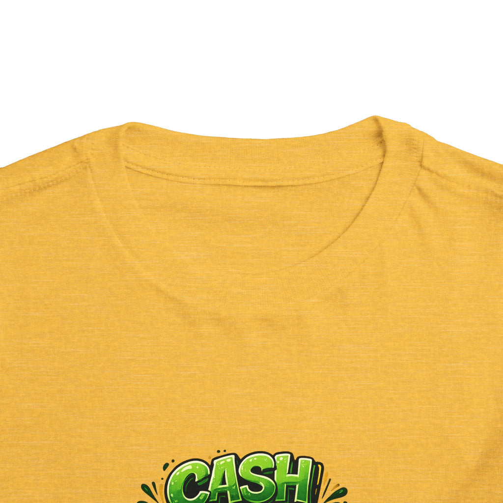 Toddler Tee - "Cash Rules Everything Around Me" Graphic Shirt | Funny Kid Money Design