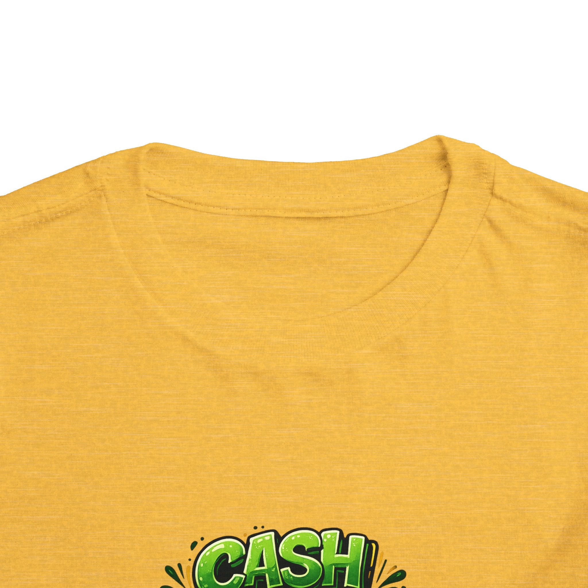 Toddler Tee - "Cash Rules Everything Around Me" Graphic Shirt | Funny Kid Money Design