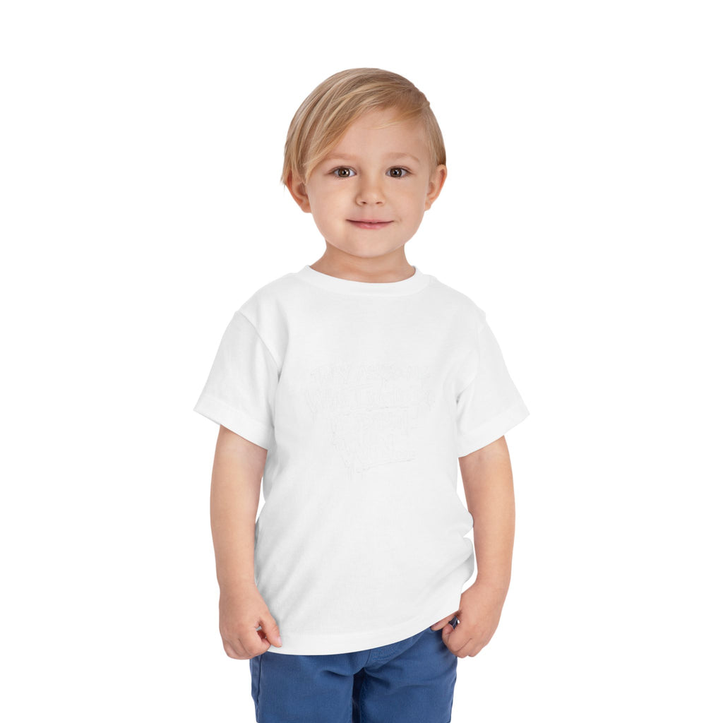 Toddler T-Shirt — Funny Graffiti Quote “They Asked Me What I Would Do If I Didn’t Win... I Guess We Will Never Know”