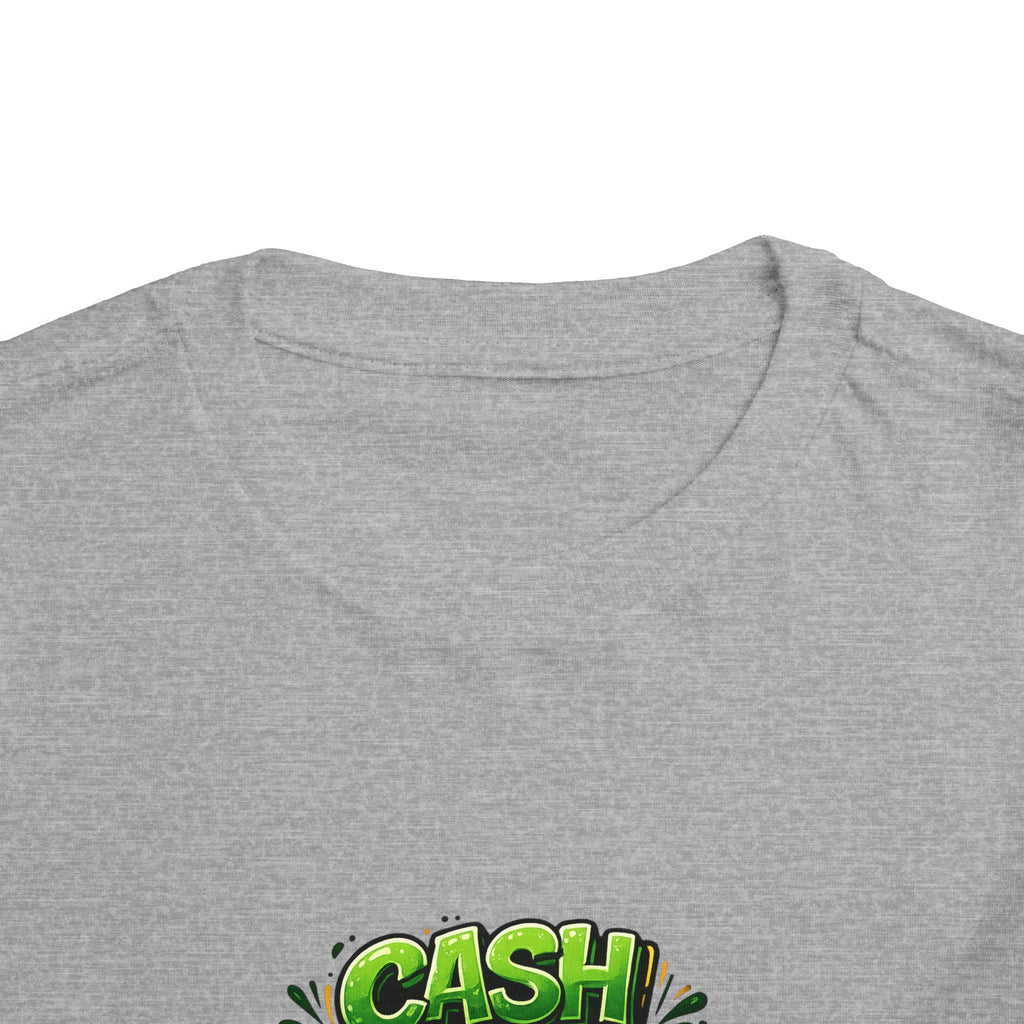 Toddler Tee - "Cash Rules Everything Around Me" Graphic Shirt | Funny Kid Money Design