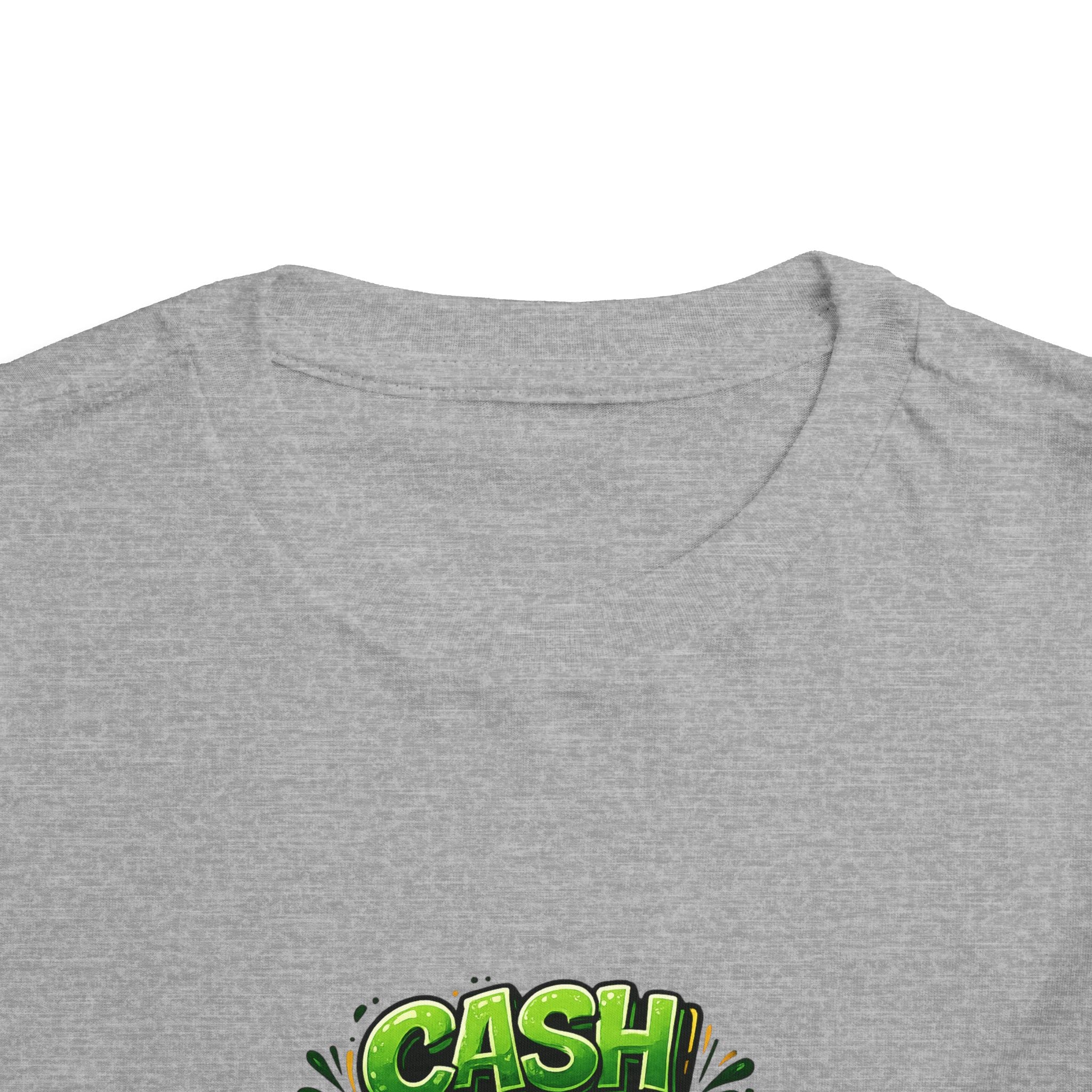 Toddler Tee - "Cash Rules Everything Around Me" Graphic Shirt | Funny Kid Money Design