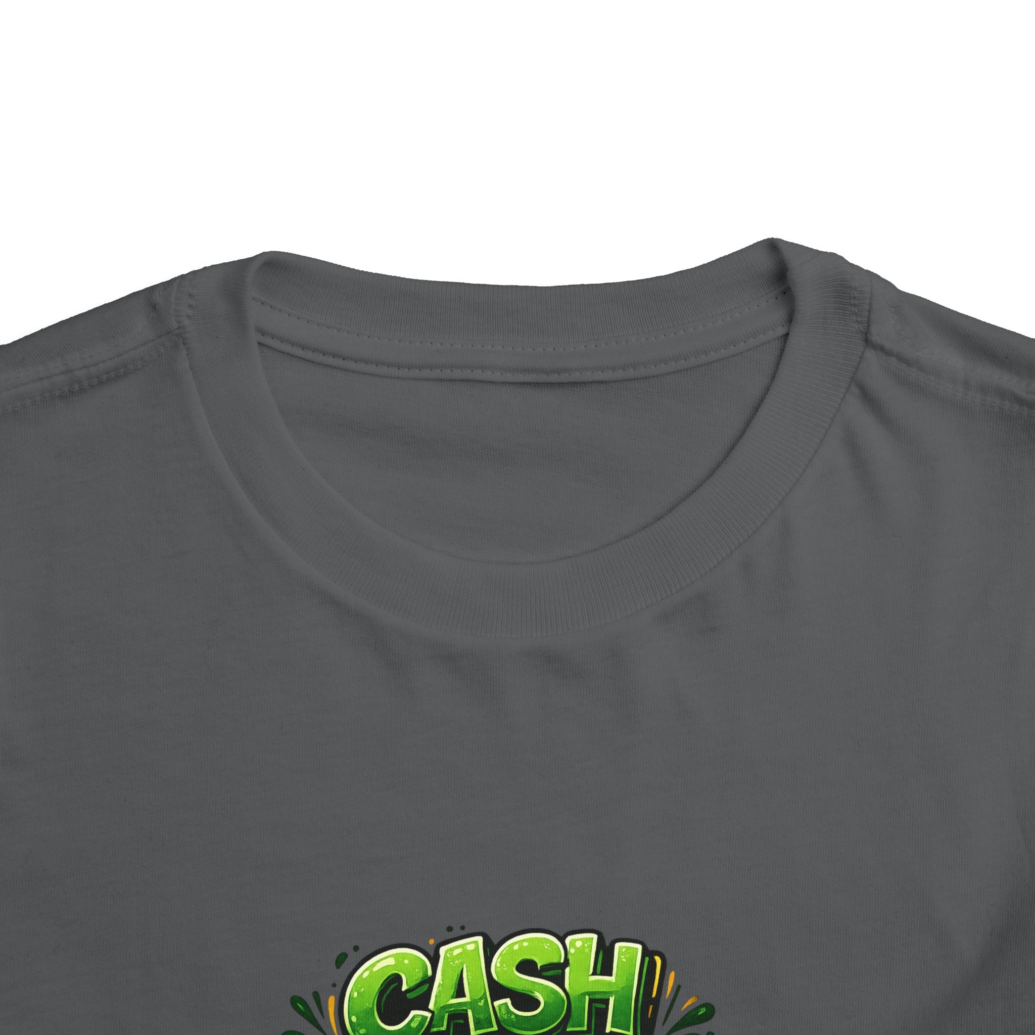Toddler Tee - "Cash Rules Everything Around Me" Graphic Shirt | Funny Kid Money Design