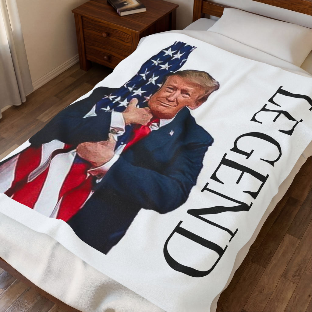 Trump Throw Blanket
