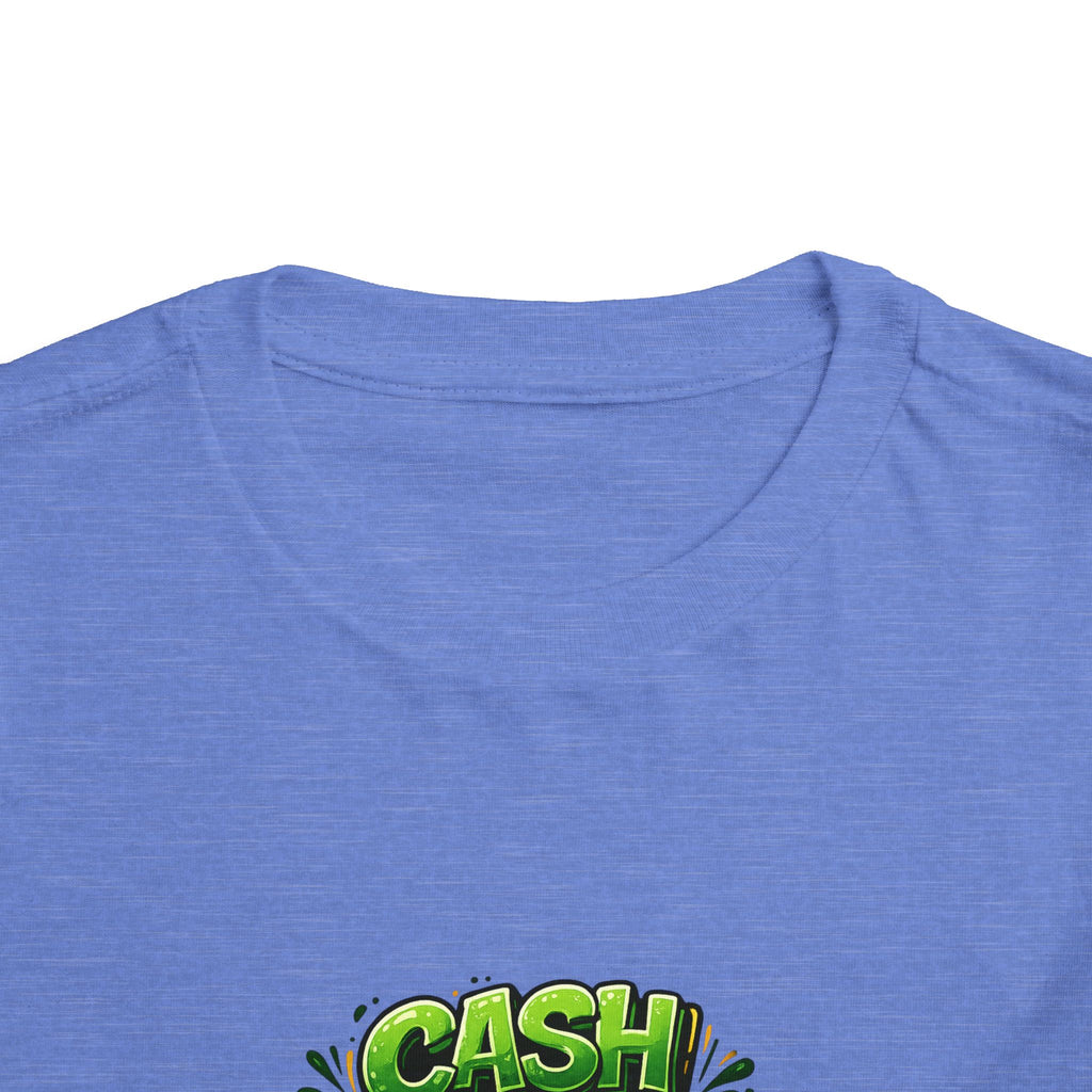 Toddler Tee - "Cash Rules Everything Around Me" Graphic Shirt | Funny Kid Money Design