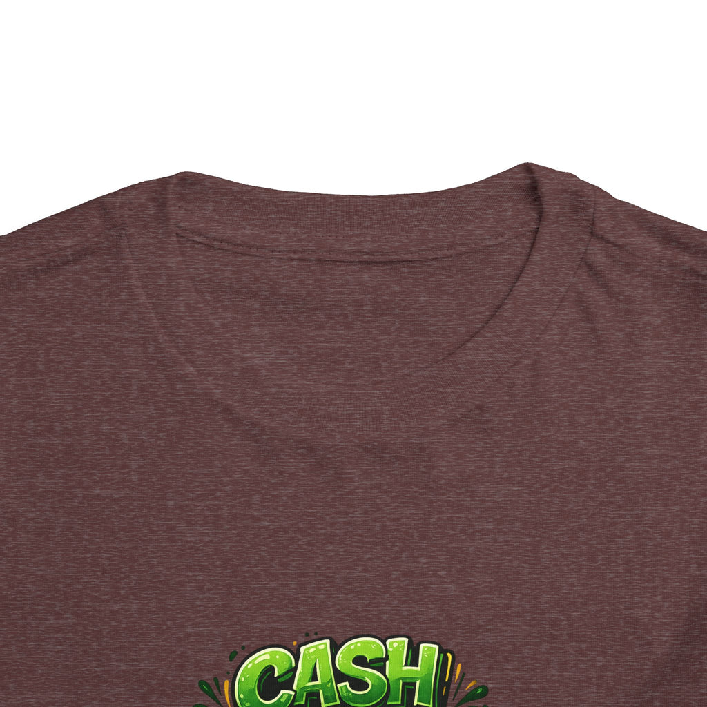 Toddler Tee - "Cash Rules Everything Around Me" Graphic Shirt | Funny Kid Money Design