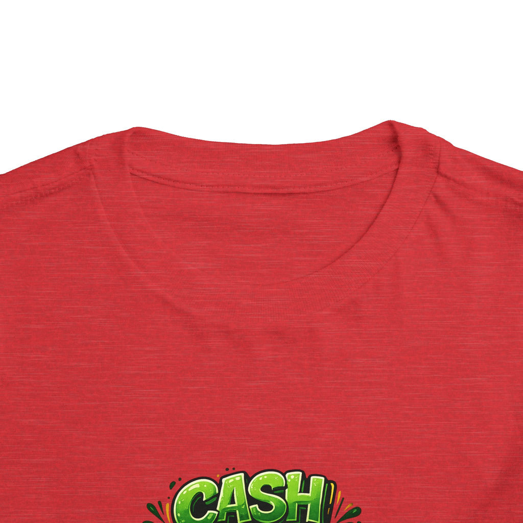 Toddler Tee - "Cash Rules Everything Around Me" Graphic Shirt | Funny Kid Money Design