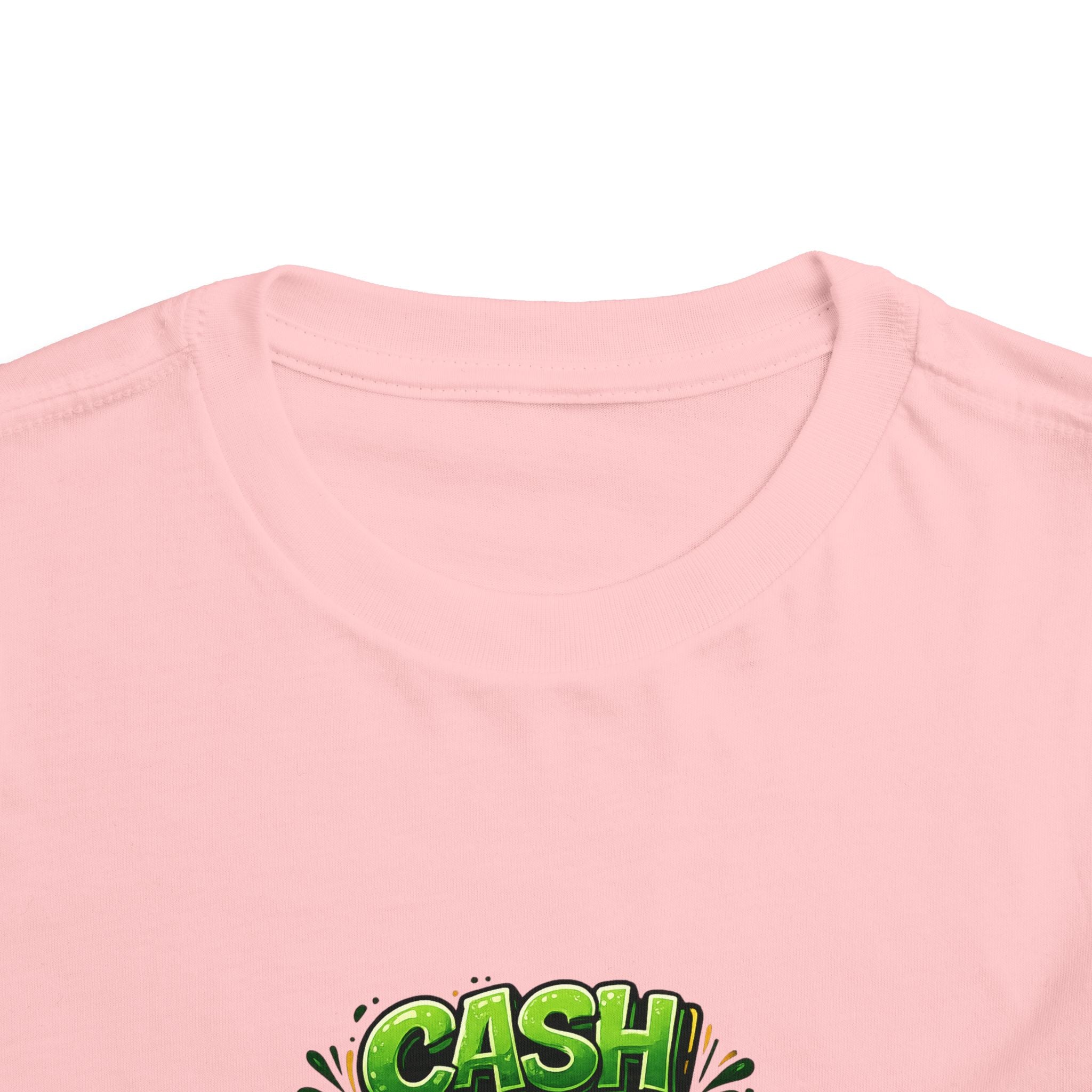 Toddler Tee - "Cash Rules Everything Around Me" Graphic Shirt | Funny Kid Money Design