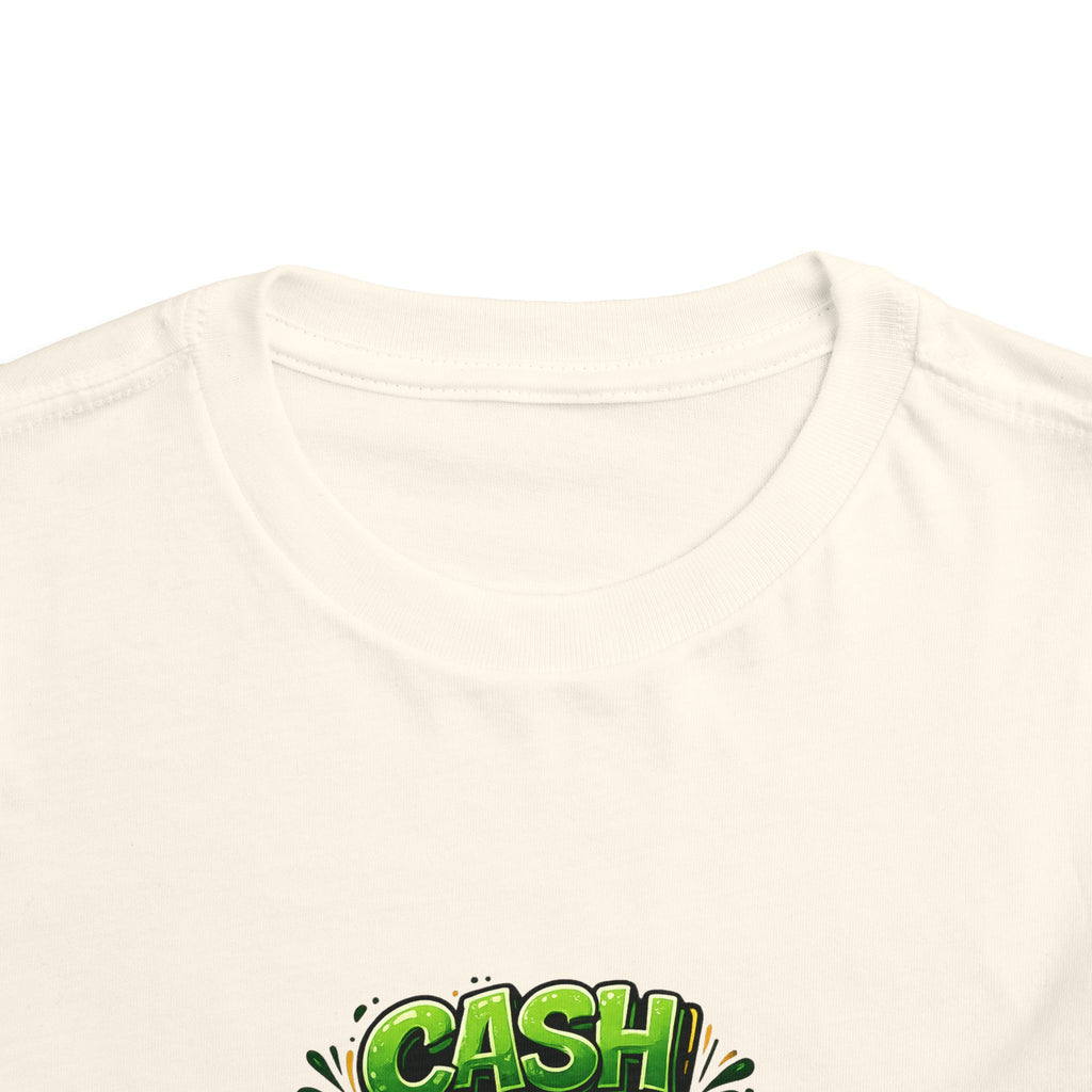 Toddler Tee - "Cash Rules Everything Around Me" Graphic Shirt | Funny Kid Money Design